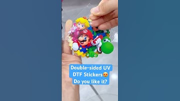 UV DTF Printer | Custom Double-Sided UV DTF Stickers for Items.Easy & Beautiful! Do You Like it?