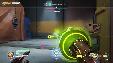 Overwatch Highlight Lucio v. Soldier and Reinhardt on Gibraltar (7-31 S)