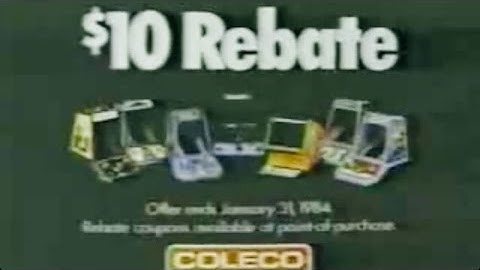 Coleco Arcade Tabletop Handhelds | Retro TV Commercial Ad | Video Game