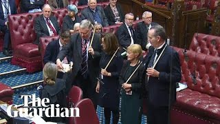 Lords vote to delay Rwanda treaty in another setback for Sunak