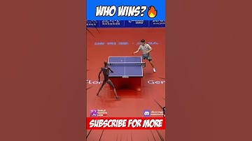 Human vs Robot... Who wins? 😲🔥🔥 #shorts #tabletennis