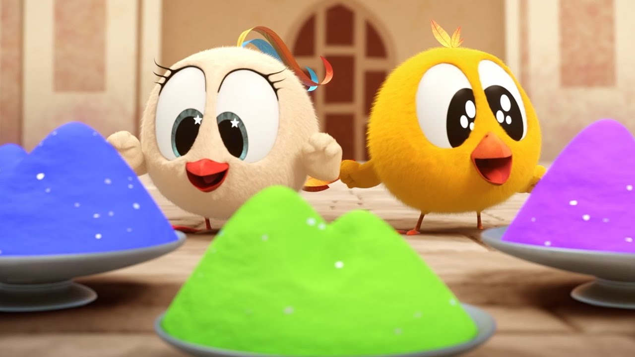 ⁣Onde está Chicky? TEMPORADA 3 🌈 A FESTA DAS CORES | Desenhos Animados Infantil