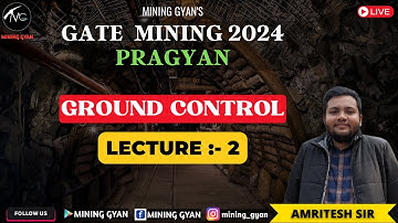 Ground Control || Pragyan || gate mining New Batch|| lecture 2 || by Amritesh Sir || Mining gyan.
