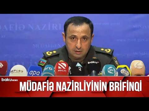 Müdafiə Nazirliyinin brifinqi - CANLI | BAKU TV (03.08.2022)