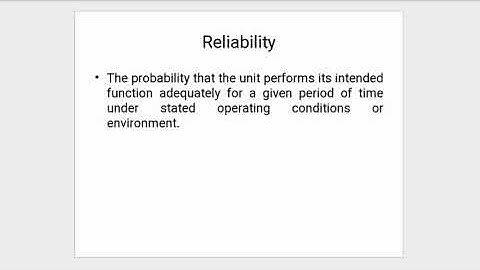 ME 404 Industrial Engineering Part 6 Reliability