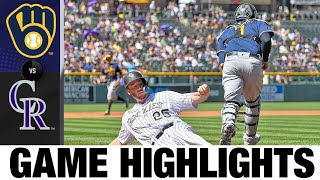 Brewers vs. Rockies Game Highlights (9/5/22) | MLB Highlights