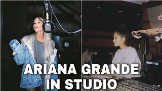 Ariana Grande In Studio