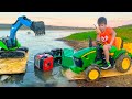 Darius learns road rules using excavator to save cars from water