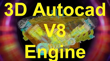 AutoCad V8 Engine with Animation