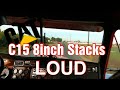 Kenworth W900L C15 8in Stacks Video 2