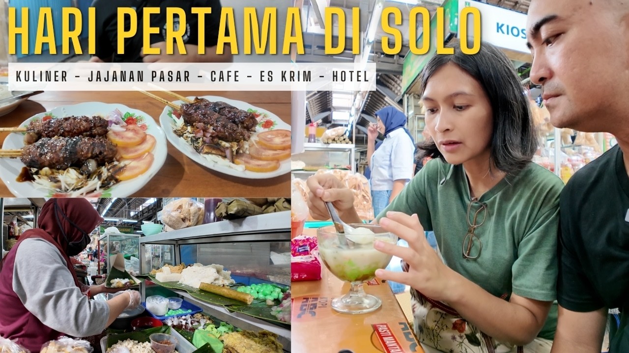 Hari Pertama di Solo 🇮🇩 Nyobain Segala Makanan - Eps 1