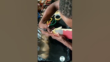 shoe last Taping #footwear #shoemaking #shoemaker #shoeworkshop #shoeworkshop #shoetreel #trending