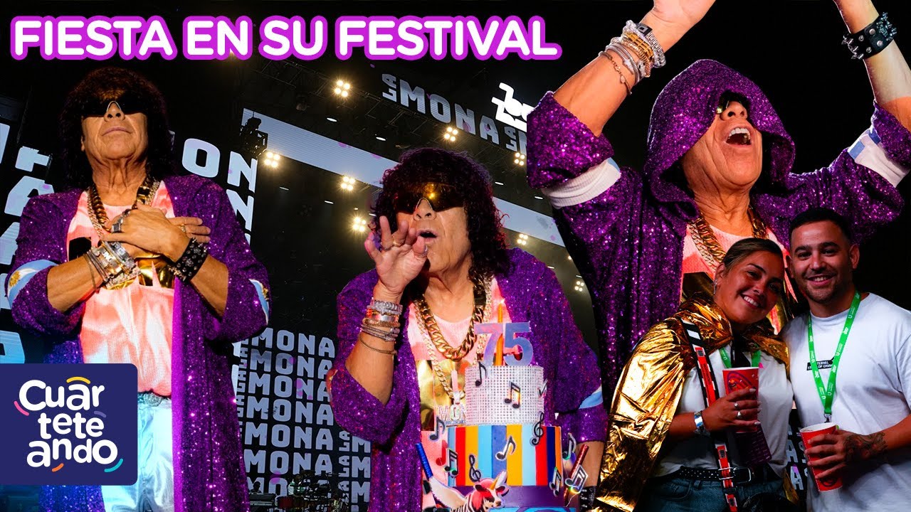 LA MONA festejó sus 75 años en su FESTIVAL BUM BUM - te mostramos la CAMINATA junto a JIMÉNEZ 🥳🚶🏻‍♀️