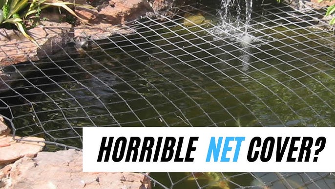 DIY** building a pvc cover w/net for your raised pond to SAVE YOUR
