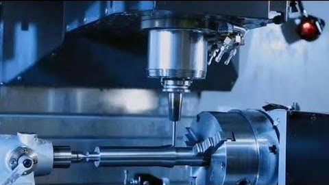 Making Shaft on brigdeport CNC machine VMC 1000/22