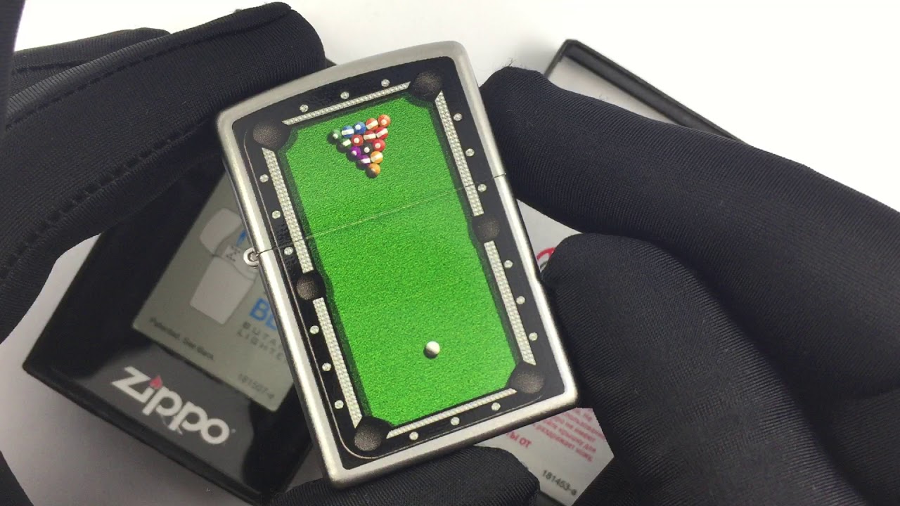 Zippo 205 Pool Table YouTube