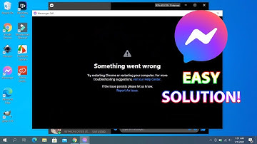 Messenger Video Call Something Went Wrong | Solved