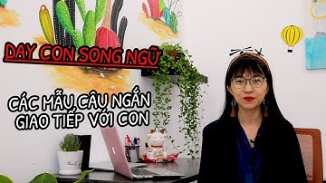 CÁC MẪU CÂU NGẮN GIAO TIẾP VỚI CON- DRESSING (MẶC ĐỒ)