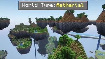 I Made Custom Floating Islands in Minecraft!