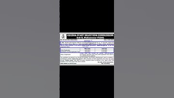 Junior Mining Officer recruitment_OSSC_2022 || Junior Mining Officer_Initial Appointee_OSSC_2022