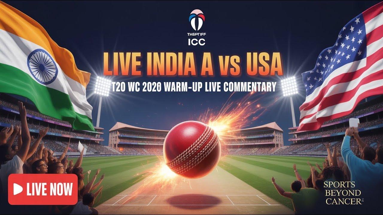 🔴LIVE: INDIA A VS USA World Cup 2026 Warm UP Game, Live Cricket English Commentary