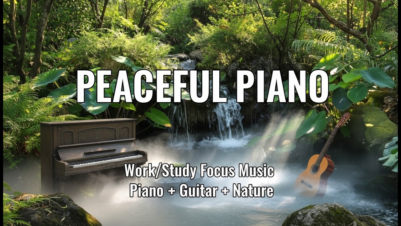 Focus & Flow | Peaceful Piano & Guitar for Intense Study & Work