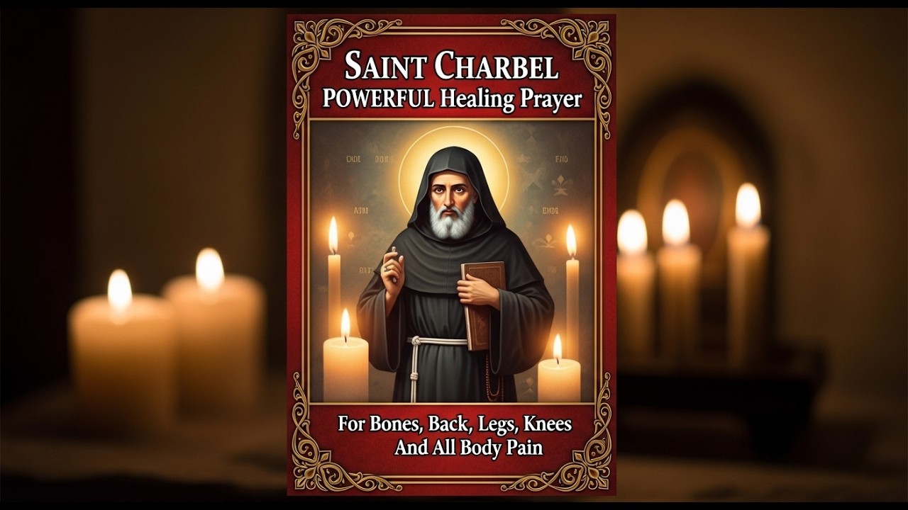 SAINT CHARBEL POWERFUL Healing Prayer for Bones, Back, Legs, Knees And All Body Pain