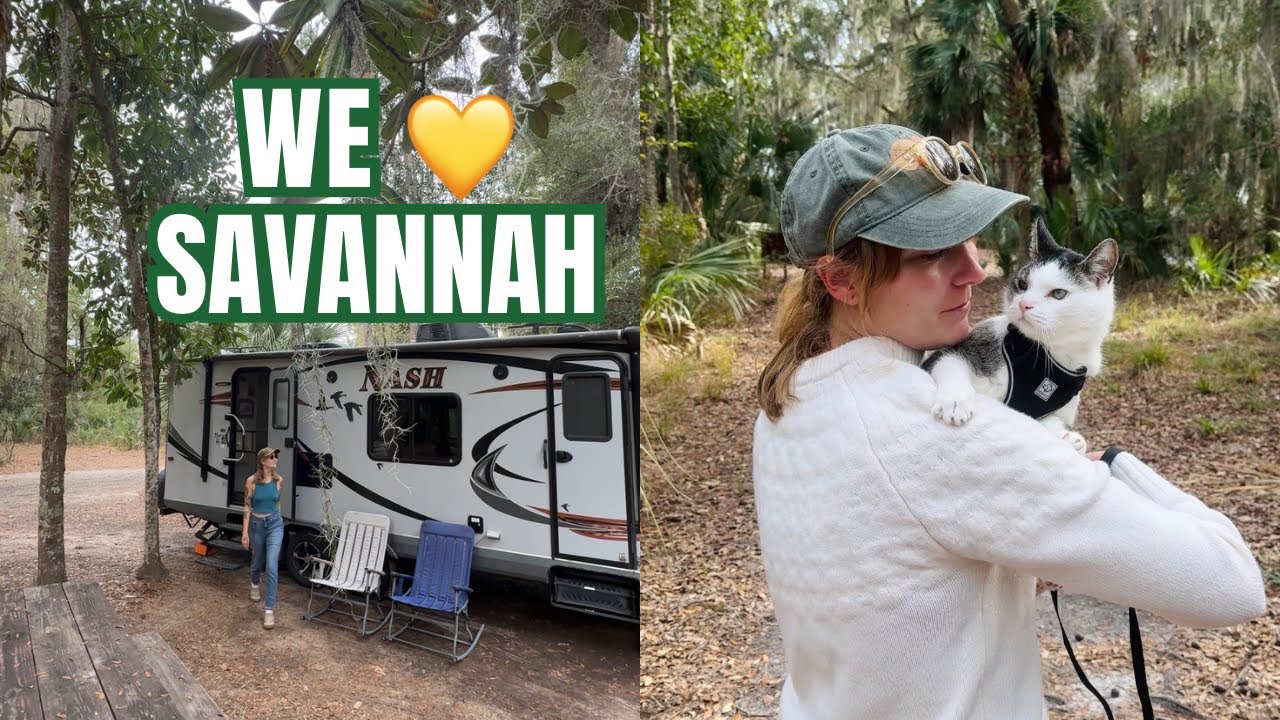 This Might be the Most Magical Campground EVER! RV Life in Savannah, Georgia
