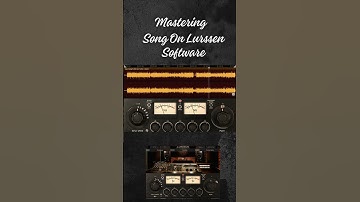 Lurssen Mastering Software... How it Looks! #mastering #masteringmusic
