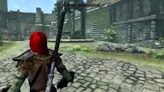 Skyrim - Weird Enemy Glitch