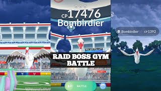 Solo Bombirdier Raid Boss Cp 17476 Catching Pokemon Go Gym Battle Gameplay