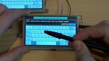 4D Systems - 4D ViSi QWERTY Keypad Demo - uLCD-43(GFX)