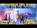 Extreme ONETAP Tutorial - Under The GLOOWALL &amp; Small Zone | Very Short Range One Tap Headshot Trick