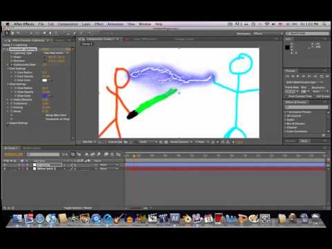 Force lightning TUTORIAL- after effects