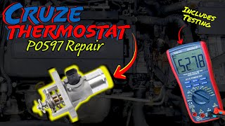 Chevy Cruze Heated Thermostat Testing and Repair by GoTech 27,126 views 1 year ago 10 minutes, 56 seconds