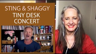 Voice Teacher Reaction to Sting And Shaggy - NPR Music Tiny Desk Concert