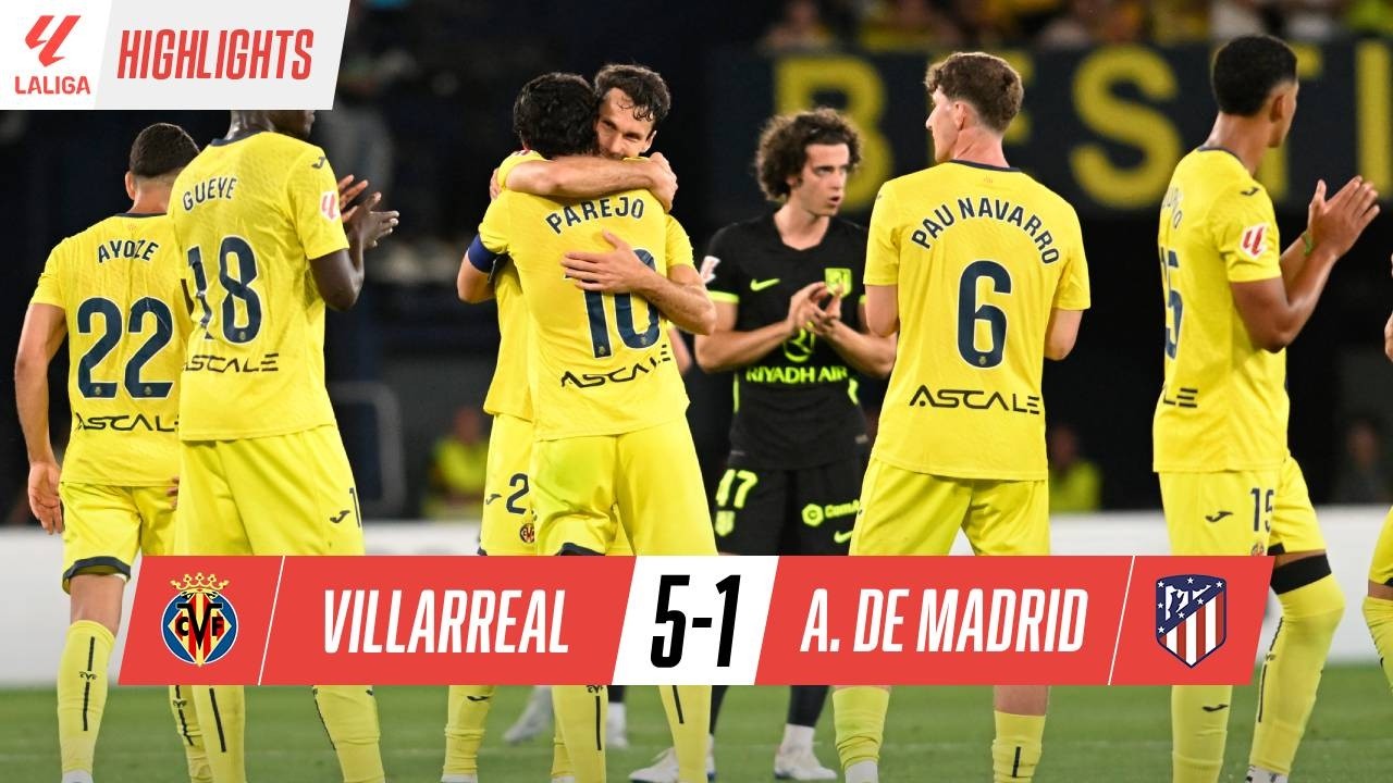 Villarreal 5-1 Atletico Madrid | ¡VILLAREAL GANA y HUMILLA al ATLÉTICO ...