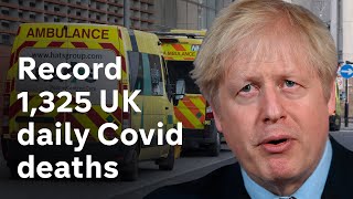 Covid: UK records highest daily death toll since pandemic began