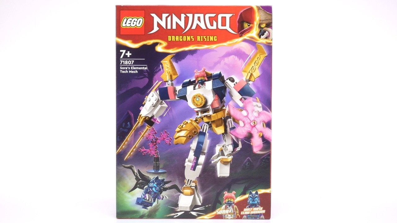 LEGO Ninjago Sora's Elemental Tech Mech 71807 | Speed Build - YouTube