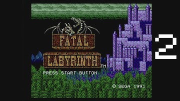 Fatal Labyrinth (Genesis / Mega Drive) Playthrough Part 2 FINAL (Floors 20-31)