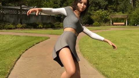 Daz Studio animation test video