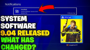 NEW PLAYSTATION 4 SYSTEM SOFTWARE UPDATE 9.04 RELEASED! CYBERPUNK 2077 FIX & MORE!