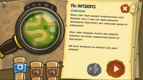 Kingdom Rush - The Outskirts (Level 2) Campaign Hard/Veteran Difficulty Walkthrough