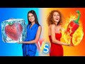 Hot vs Cold Challenge / Girl on Fire vs Icy Girl