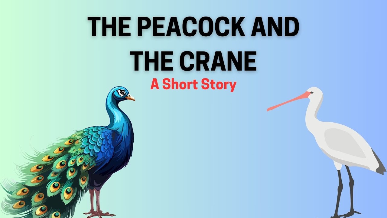 The Peacock And The Crane || English stories for kids || Moral Stories ...