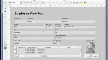 LibreOffice Base (46) Form from Query