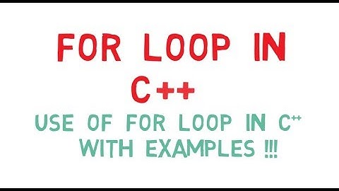 For Loop in C++ Urdu/Hindi