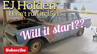 EJ Holden......WILL IT START??