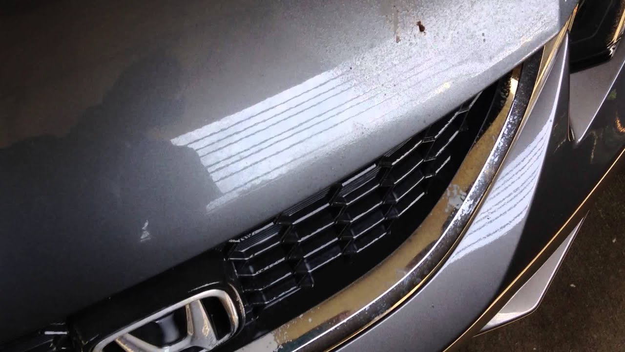 Waterless Car Wash on Bird Dropping