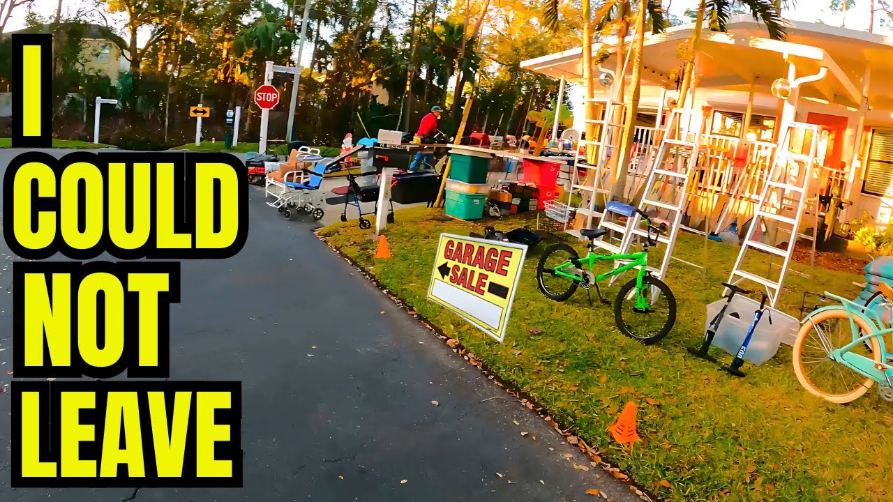 NOW THAT'S WHAT I CALL A GARAGE SALE